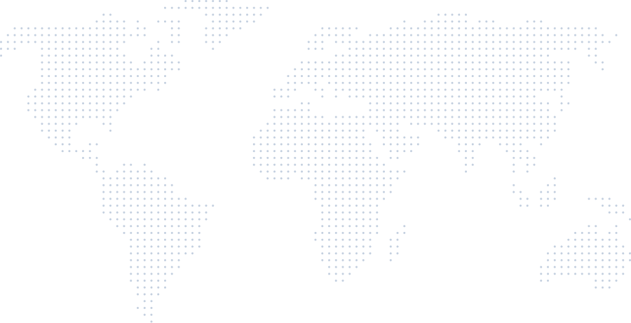 Globe made of dots