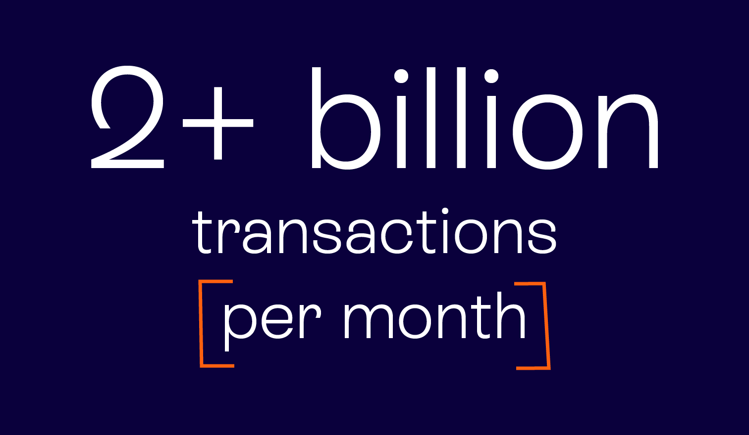2025 block 2 billion transactions per month@2x