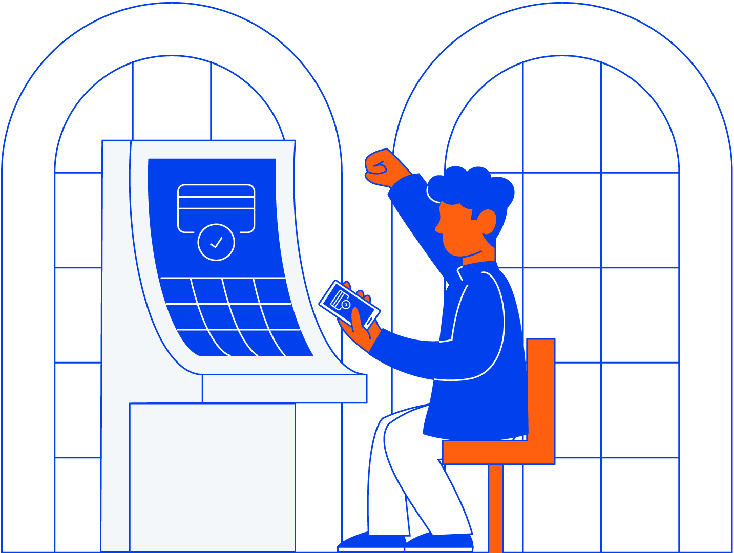 A person who successfully played using cashless in the casino.