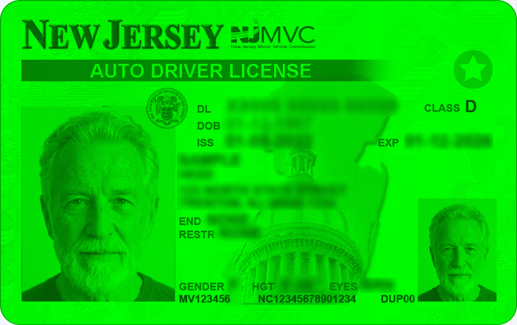 Animated sequence showing fraudulent identity documents used in account creation fraud. Synthetic IDs, stolen credentials, and deepfake identities are sourced from the dark web or generated using AI, and are used alongside jailbroken devices and location spoofing to bypass document-only identity verification — a tactic that looks clean to basic fraud controls without layered device and location intelligence.