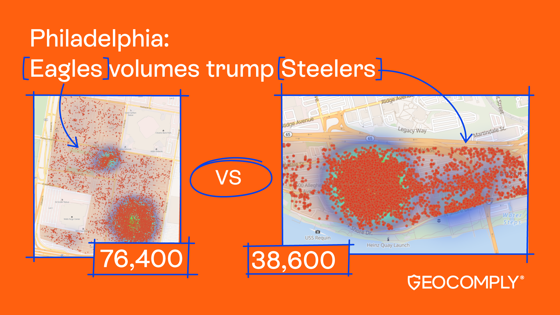 geolocation volumes in philadelphia
