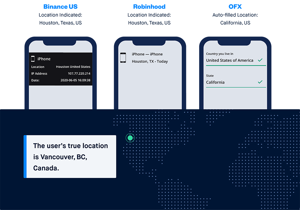 GeoComply IP geolocation accuracy test